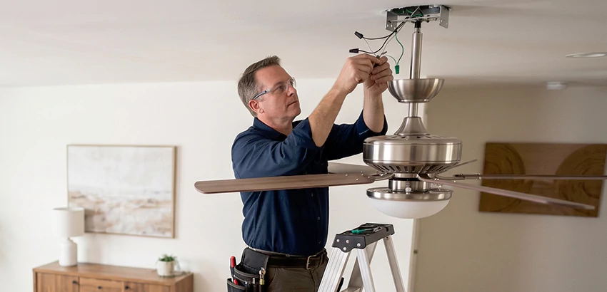 Ceiling Fan Light and Switch Repair in Antioch